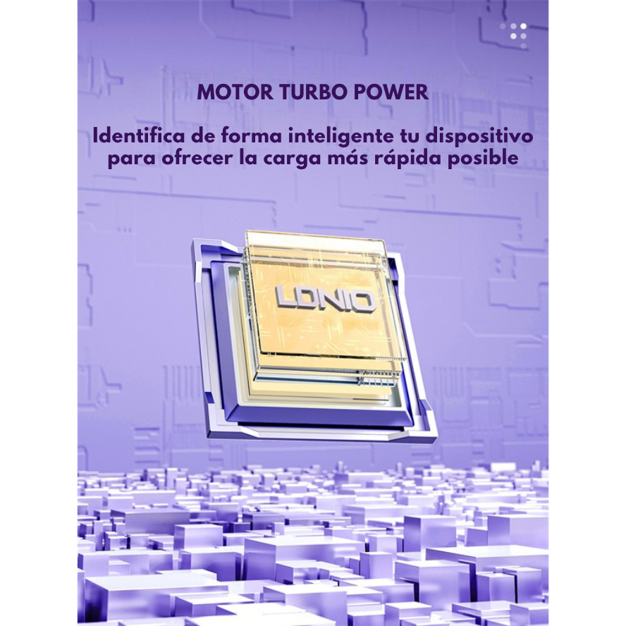 Power bank LDNIO PQ50 50000mAh con carga rápida y cables integrados – venta en Chile