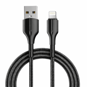 Cable USB-A a Lightning iPhone carga rápida 25W — 1 metro reforzado