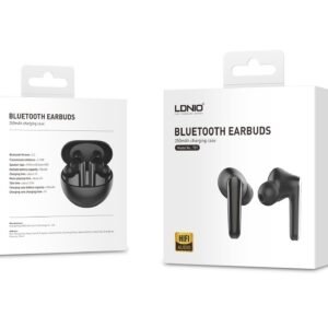 Audífonos Bluetooth LDNIO T01 in-ear con estuche de carga 350mAh, sonido Hi-Fi, reducción de ruido y Bluetooth 5.3 – venta en Chile