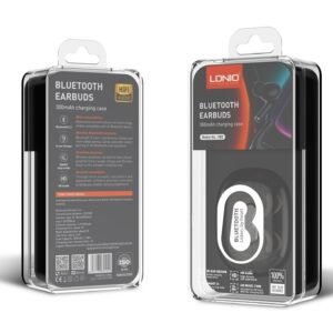 Audífonos inalámbricos LDNIO T02 in-ear con Bluetooth 5.3, sonido Hi-Fi, estuche de carga USB-C y control táctil – venta en Chile
