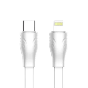 Cable LDNIO LC132I de 2 metros con carga rápida 30W USB-C a Lightning para iPhone y iPad con conectores reforzados