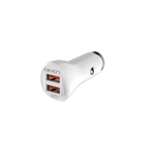 Cargador de auto rápido LDNIO C511Q con doble puerto USB-A QC3.0 y potencia de 36W, diseño compacto y seguro – venta en Chile