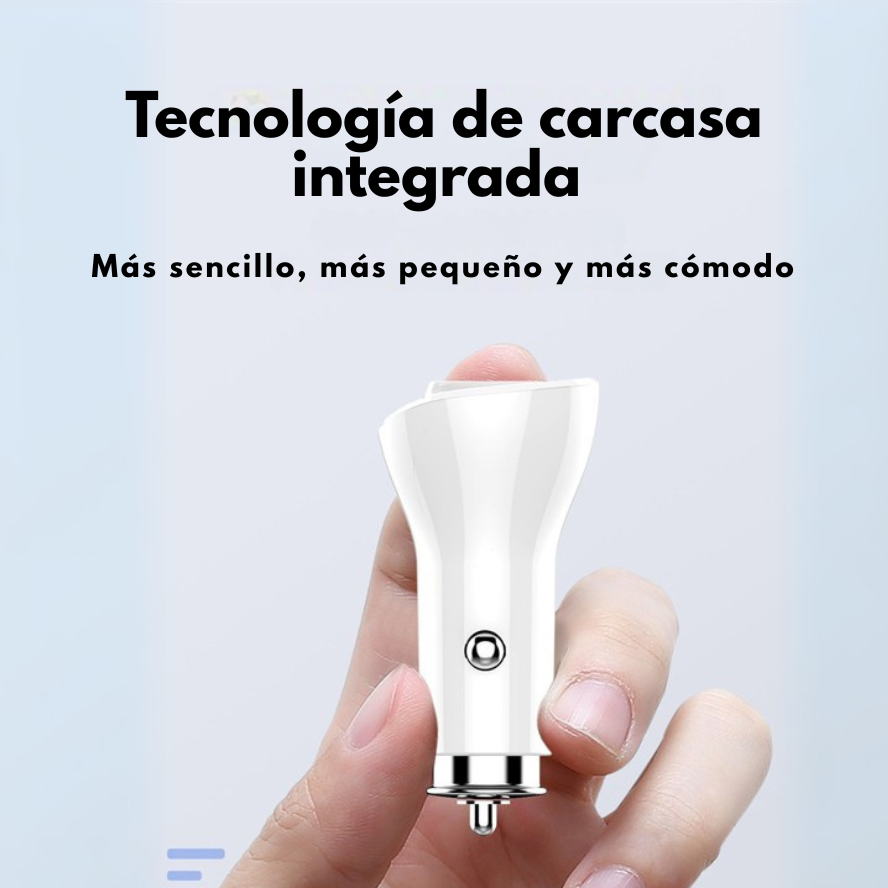 Cargador de auto rápido LDNIO C511Q con doble puerto USB-A QC3.0 y potencia de 36W, diseño compacto y seguro – venta en Chile