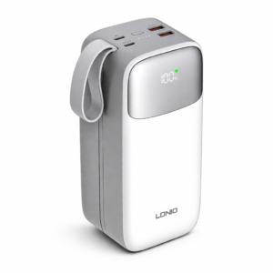 Power Bank 50.000 mAh con cables integrados y carga ultrarrápida | LDNIO PQ50