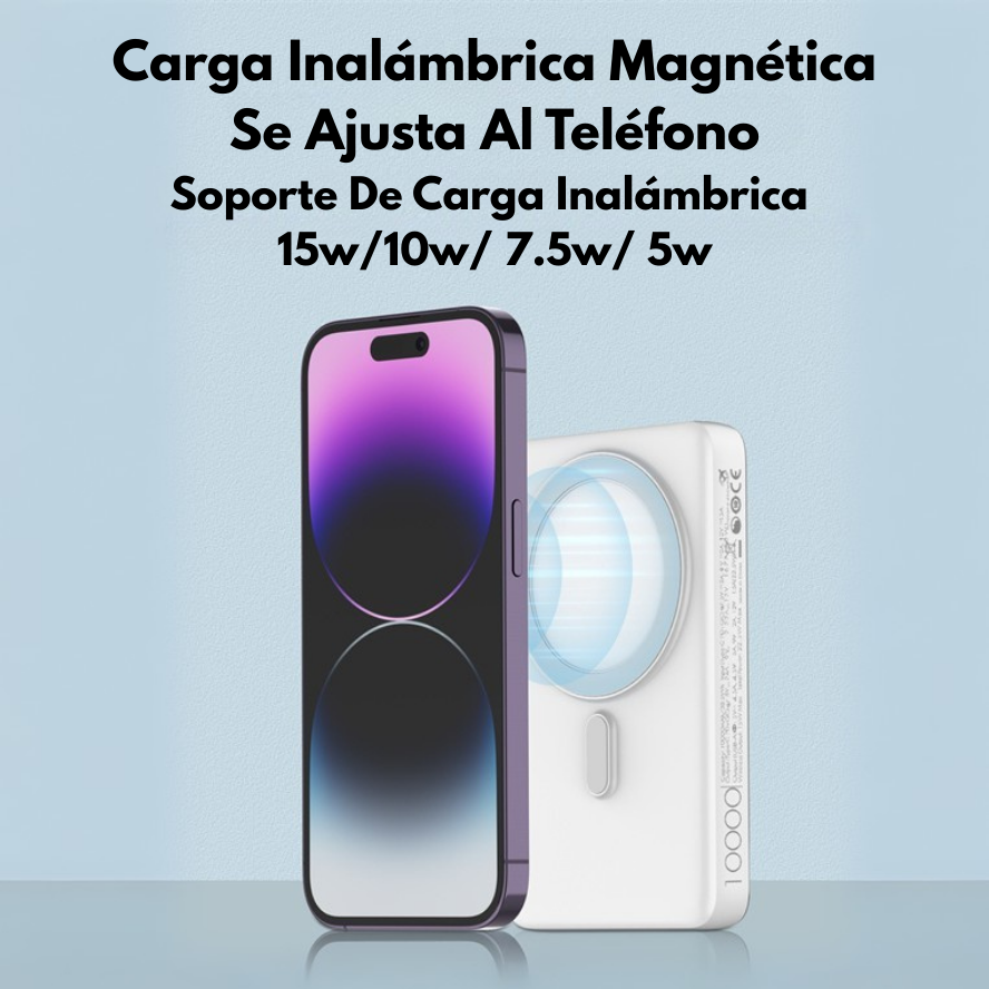 Power bank LDNIO PQ17 10.000mAh magnético con carga rápida inalámbrica y diseño ultra delgado – venta en Chile