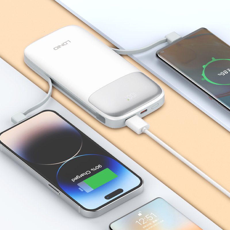 Power Bank LDNIO PQ19/PQ20 20000mAh – Carga Rápida 22.5W - Imagen 3