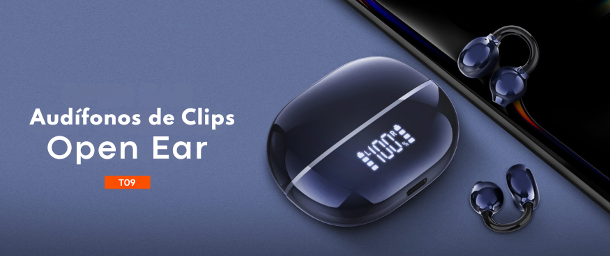 • Audífonos open ear LDNIO T09 con reducción de ruido y Bluetooth 5.4